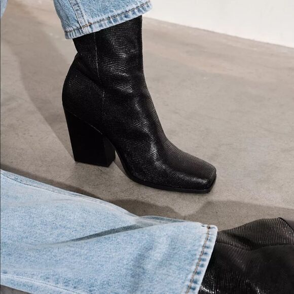 Free People Skylar Square Toe Ankle Boot US 8 - Picture 3 of 10